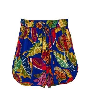 NWT FARM Rio Beaks & bananas uni shorts beaks and bananas size M blue